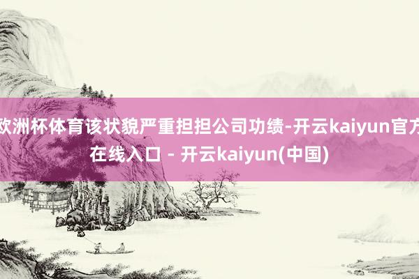 欧洲杯体育该状貌严重担担公司功绩-开云kaiyun官方在线入口 - 开云kaiyun(中国)